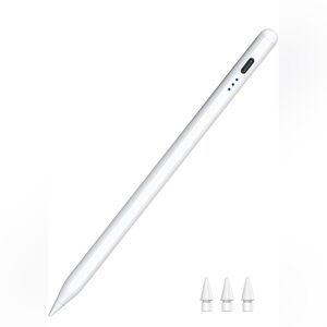 White Fast Charging Stylus Pen for iPad 2018-2025 No Blue Tooth or App. Required